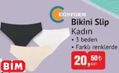CONFORM BİKİNİ SLİP KADIN CONFORM BİKİNİ SLİP KADIN